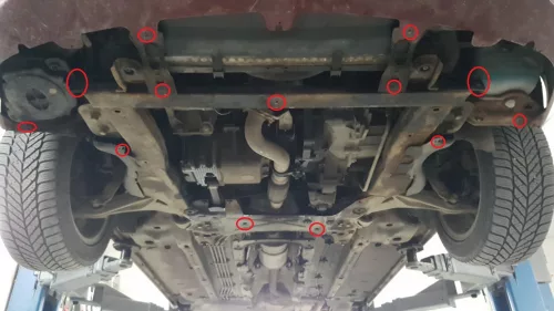 Alfa Romeo 159, 2004-2011 - Motorvédő lemez - SMP01.101