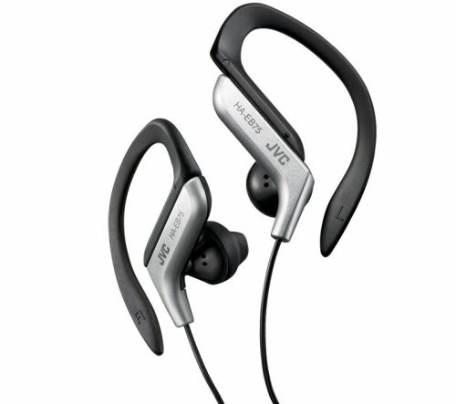 JVC HA-EB75-SNU Sportoláshoz kifejlesztett utcai fülhallgató ezüst/fekete színben