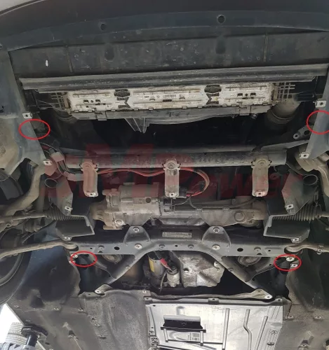 BMW 1 F20, F21, 2011-2018 Motorvédő lemez - SMP03.011