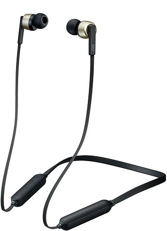 JVC HA-FX65BN-N Nyakpántos fülhallgató Bluetooth kapcsolattal, arany/fekete színben