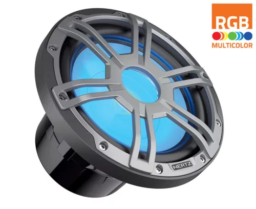 Hertz HMS 10 S-LD-G 25cm-es vízálló mélysugárzó RGB LED világítással - Autóhifi