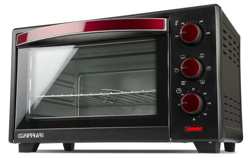 G3 Ferrari G10073 Il Moro 20 kompakt elektromos sütő 20 liter, ventilátoros, 230°C-ig állítható, 3 sütési mód, teljes tartozékkészlet