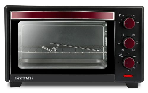 G3 Ferrari G10073 Il Moro 20 kompakt elektromos sütő 20 liter, ventilátoros, 230°C-ig állítható, 3 sütési mód, teljes tartozékkészlet