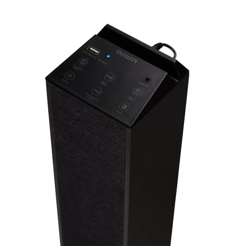 Aiwa TSBT-270BK Ultrakeskeny multimédia hangszóró torony Bluetooth funkcióval és számos extra szolgálatással