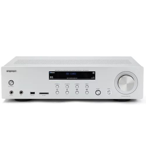 Aiwa AMU-120BTSR Sztereó integrált erősítő USB, SD bemenettel, Bluetooth funkcióval