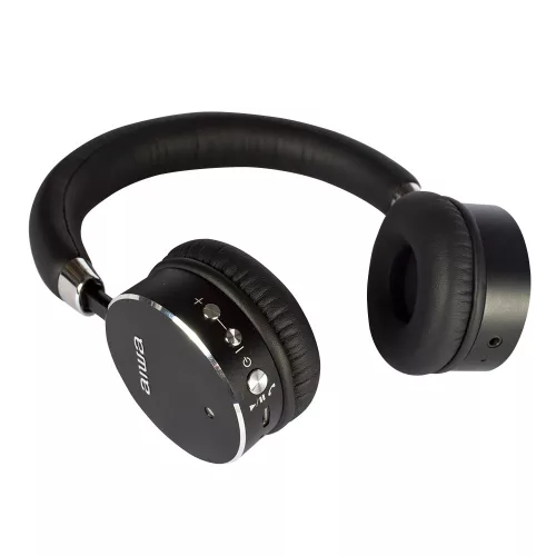 Aiwa HSTBTN-800BK Bluetooth fejhallgató, fekete színben, aktív zajszűrős