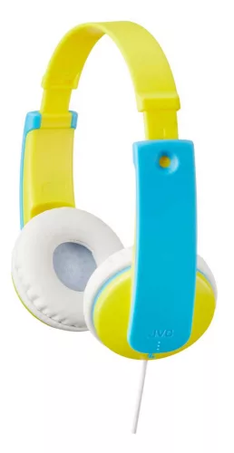 JVC HA-KD7-YNE Gyerek fejhallgató limitált hangerővel sárga/kék színben