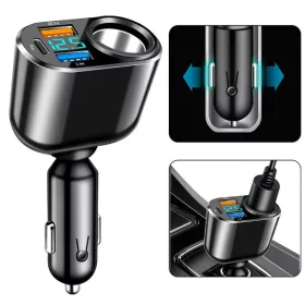   Prémium QC3USB autós töltő 3 USB porttal + szivargyújtó