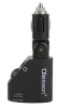 Kettes USB elosztó szivargyújtó aljzattal - állítható 12/24V