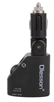 Kettes USB elosztó szivargyújtó aljzattal - állítható 12/24V