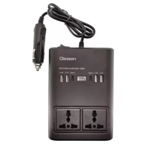12/24V Autós inverter 150W átalakító AC 220V-ra