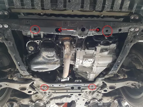 Toyota RAV 4 2013-2018 Motorvédő lemez - SMP26.178K
