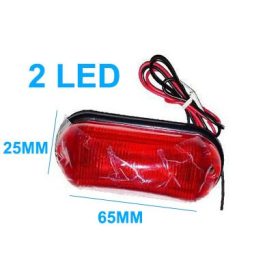   AE-LA570R 24V, 0.02A, 0.56W szélességjelző/helyzetjelző piros "E" jellel