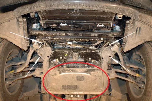 BMW X3, 2003-2010 - Motorvédő lemez - SMP00.021K