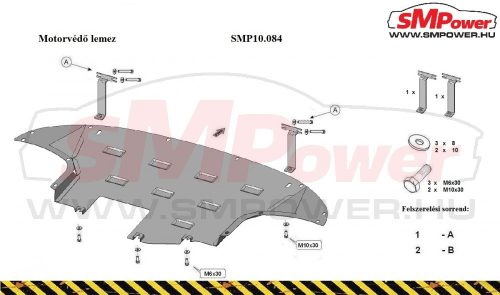 Hyundai i30, 2017- Motorvédő lemez - SMP10.084