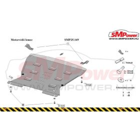 Suzuki Celerio 2014- Motorvédő lemez - SMP25.169