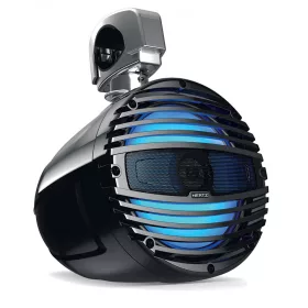   Hertz HTX 8 M-CL-TC Vízálló hajós/powersport torony hangszóró fekete színben - Autóhifi