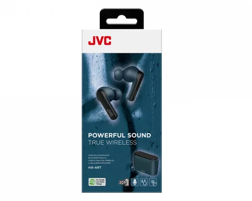 JVC HA-A9T-A  Bluetooth fülhallgató, kék színben
