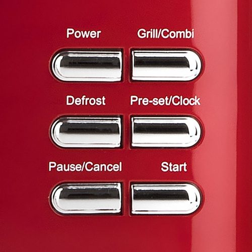 G3 Ferrari G10155 SAPORMIO VINTAGE Mikrohullámú sütő, 20 liter, 1.150W teljesítménnyel, piros színben