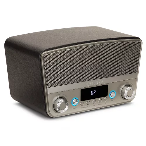 Aiwa BSTU-750BK Vintage multimédia - Prémium otthoni hangszóró FM rádióval HDMI-vel és Bluetooth kapcsolattal