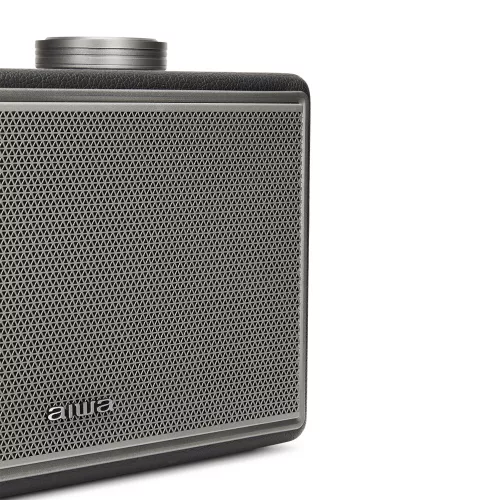 Aiwa BSTU-800BK Vintage multimédia - otthoni és hordozható hangszóró FM rádióval HDMI-vel és BT kapcsolattal