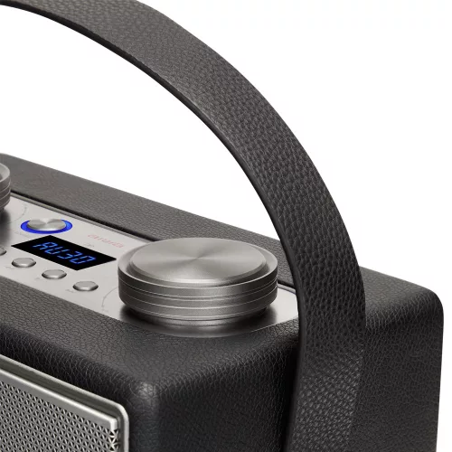 Aiwa BSTU-800BK Vintage multimédia - otthoni és hordozható hangszóró FM rádióval HDMI-vel és BT kapcsolattal