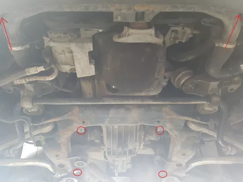 Audi A4 (B6), 1999 - 2005 - Motorvédő lemez - SMP30.004