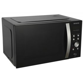   Aiwa MW-230DG/BK Mikrohullámú sütő, grillező funkcióval, 23 literes belső térrel
