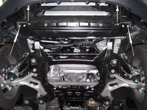 Audi Q7 S-Line 2006 - 2015- Motorvédő lemez - SMP02.010 S