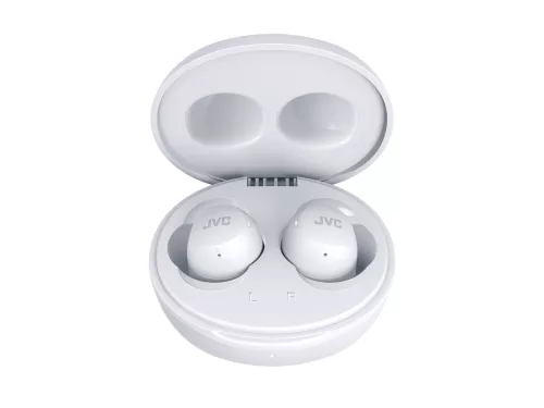 JVC HA-A6T-W-U - True Wireless Gummy fülhallgató akár 23 órás akkumulátor üzemidővel