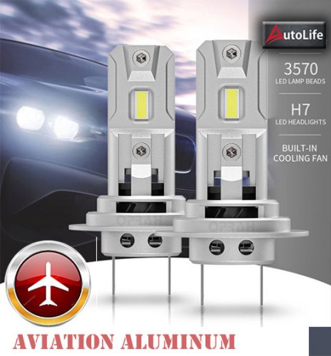 AL-H7 LED Autós Fényszóró - 12V - 40W - 4000lm - CANBUS párban