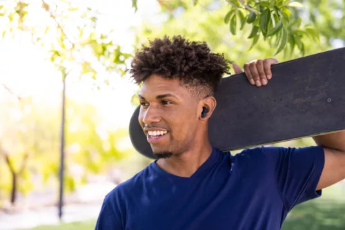 JVC HA-A7T2-B Kíváló minőségű True Wireless Gummy fülhallgató akár 24 órás üzemidővel