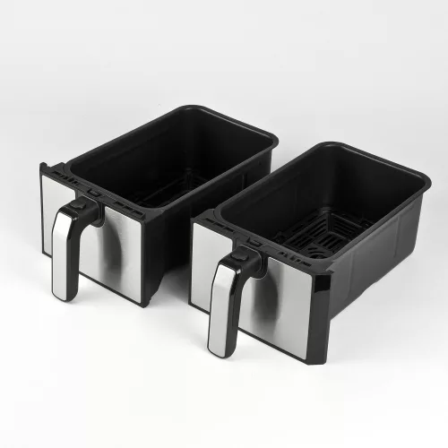 Girmi FG22 ECOFRIT BIS Forrólevegős sütő két étel egyidejű készítéséhez, sok extra szolgáltatással