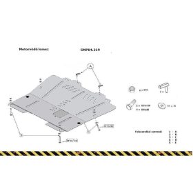 Opel Zafira C 2011-2019 Motorvédő lemez - SMP04.219