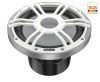 Hertz HMS 10 S4-LD-SW Vízálló hajós/motor/powersport 25cm-es LED-es mélynyomó fehér színben