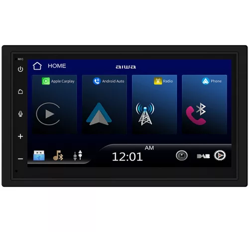 Aiwa ICD-820DAB Prémium autós multimédia Android Auto/Apple CarPlay/DAB+ 2 DIN méret