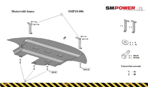 Hyundai Elantra 2016-2020-  Motorvédő lemez - SMP10.086
