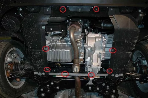 Lancia Delta 2008-2014 Motorvédő lemez - SMP07.045K