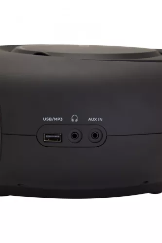 Aiwa BBTU-400BK Hordozható CD rádió, Bluetooth, USB bemenettel, órával és ébresztőórával