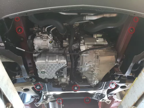 Mercedes Sprinter front hajtás 2018- Motorvédő lemez - SMP14.097