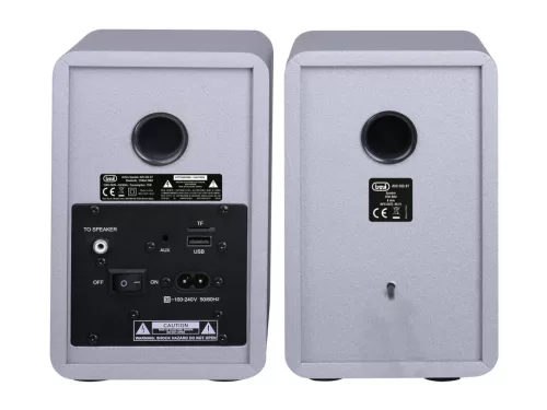 Trevi AVX 565BT 2-utas nagy teljesítményű basszreflex aktív hangfal Bluetooth lejátszással