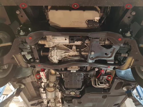 Mercedes Viano W447 2.2D 4x4 2014- Motorvédő lemez - SMP14.094K