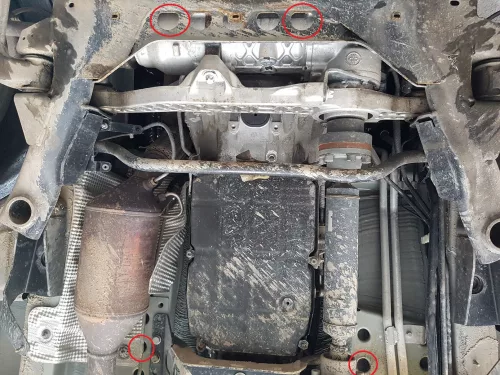 Mercedes Viano W639, 4x4 2003 - 2014 - AUTOMATA váltóvédő lemez - SMP00.086K
