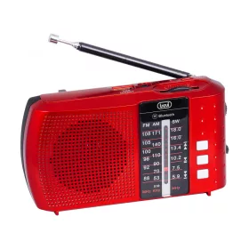   Trevi RA 7F20 Red Hordozható többsávos rádió Bluetooth-tal, USB és SD kártya bemenettel