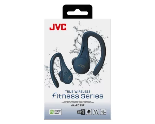 JVC HA-EC25T-A-U Bluetooth fülhallgató Pivot & Slide Motion Fit technológiával, kék színben
