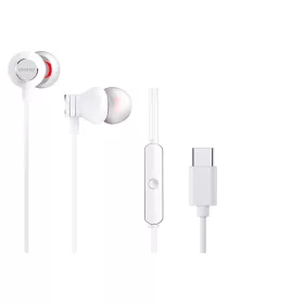   Aiwa ESTM-50USB-C/WT Prémium hangminőségű fülhallgató USB-C csatlakozással, Hyperbass mély