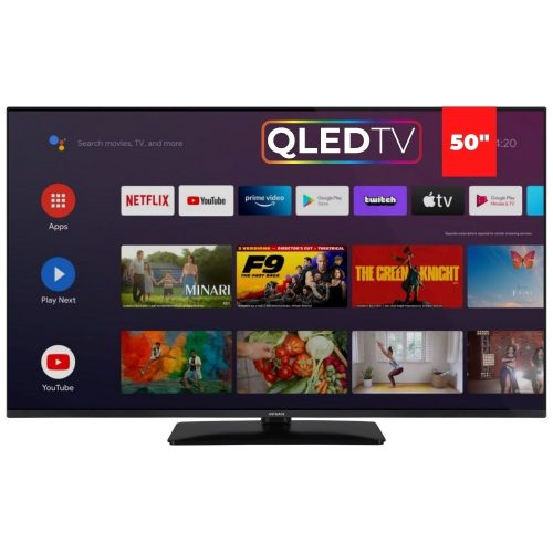 Aiwa QLED-850UHD-SLIM 50" (125cm), QLED, DLED, 4K UHD, Android csúcskategóriás televízió