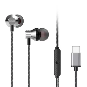   Aiwa ESTM-50USB-C/SL Prémium hangminőségű fülhallgató USB-C csatlakozással, Hyperbass mély