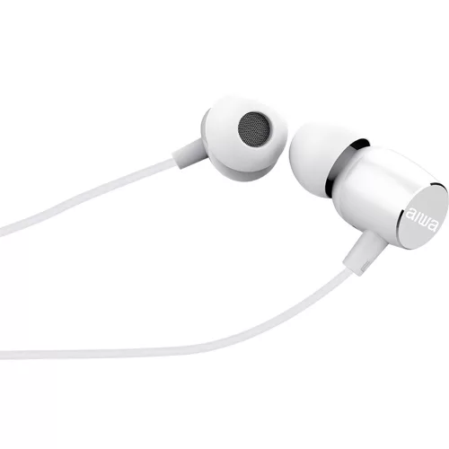 Aiwa ESTM-30WT Ultrakompakt dinamikus vezetékes fülhallgató mobiltelefon kihangosítással
