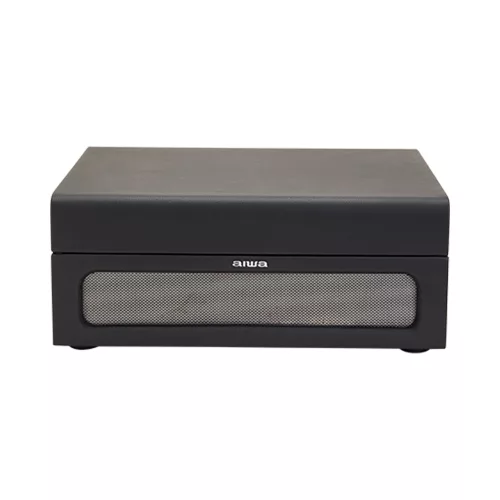Aiwa VPX-1971BK VINTAGE Lemezjátszó műbőr táskában Bluetooth-al